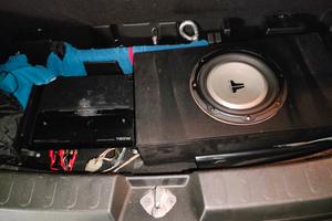subwoofer JL + amplificatore kenwood
