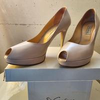 Scarpa elegante beige in pelle nr. 40