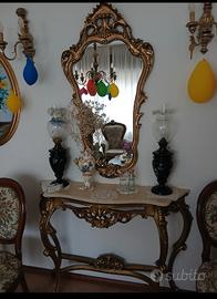 specchiera e consolle Barocco 