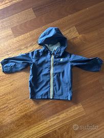 Giacca impermeabile kway colore blu 18 mesi