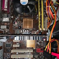 Scheda madre asus P5QL Se +video+cpu