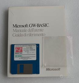 Floppy disk 3.5 GW-Basic + manuale