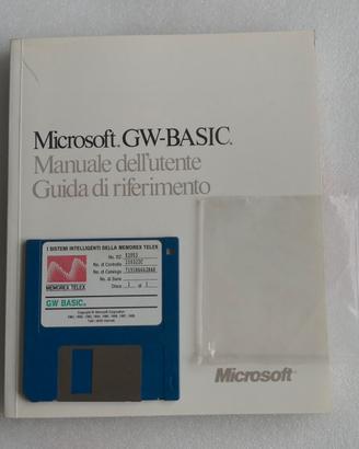 Floppy disk 3.5 GW-Basic + manuale