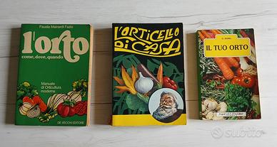 3 libri sull'orto