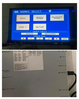 Monitor Alpine TME-M740bt + Centralina Vpa-B222R