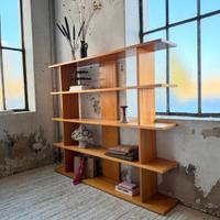 Mensola in olmo design Maison Regain, anni '80