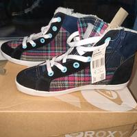 Sneakers alte Roxy scozzesi imbottite nuove n. 38