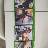 Fifa 18, Battlefield 1 e 4, forza Horizon Xbox one