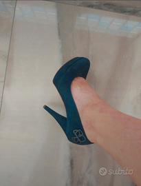 Décolleté blu Fornarina