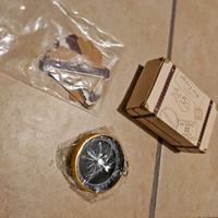 set di 7 mini bussole con valigetta