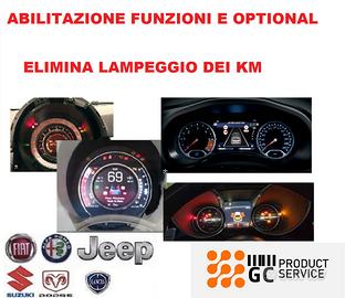 Allineamento proxi Fiat Jeep Alfa 500, Renegade ec