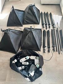 NEEWER Softbox Kit di Illuminazione