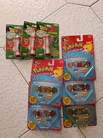 portachia dragonball e skate pokemon sigillati