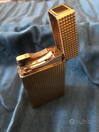 Dupont accendino placcato oro