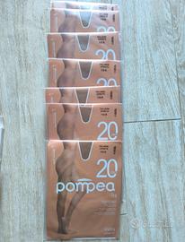 Lotto di 8  confezioni di Collant pompea 20  . Con