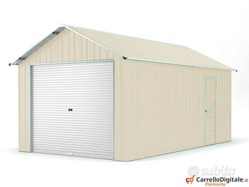 Prefabbricato box cantiere  360x610 avorio