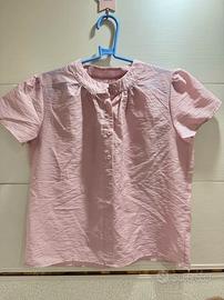 Maglietta a maniche corte rosa