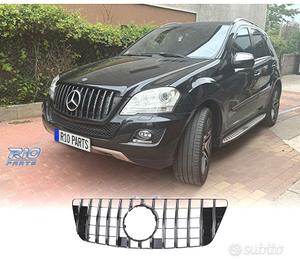 GRIGLIA PER MERCEDES M ML W164 08-11 LOOK AMG NERO