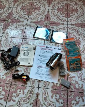 Canon DC50 videocamera registratore telecomando