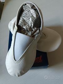 scarpine da ballo in pelle da tg27 atg 47 