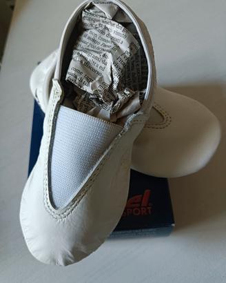 scarpine da ballo in pelle da tg27 atg 47 