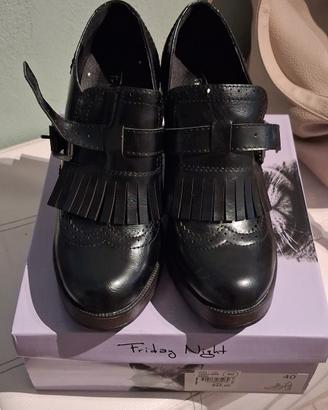 scarpe nere con tacco nere 40