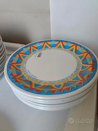 Set 6 piatti piani di Nazareno Gabrielli NUOVI 