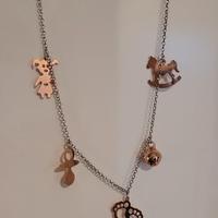Collana attesa babè femmina con chiama angeli