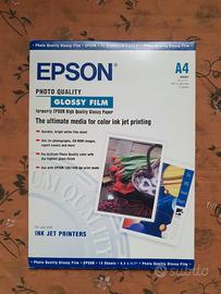 Carta fotografica epson a4 glossy film 15 FOGLI