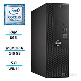 PC Fisso Dell 3050 i5-7400 8GB 240SSD Win11 Pro