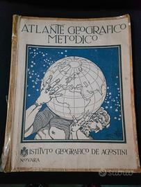 Atlante Geografico Metodico De Agostini - vintage