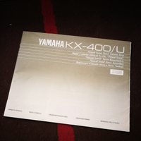 Yamaha KX-400/U registratore tape cassette manuale