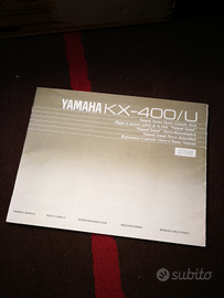 Yamaha KX-400/U registratore tape cassette manuale