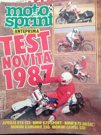 Rivista MOTOSPRINT numero 48 del 1986