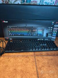 Tastiera pc gaming meccanica trust ASTA