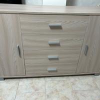 Mobile basso madia noce chiaro