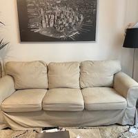 Divano a 3 posti, beige chiaro