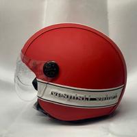 Casco vespisti veloci rosso old vespa e modern