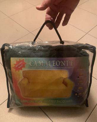 Copridivano elastico Jacquard Camaleonte