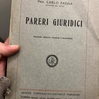 Carlo fadda pareri giuridici utet vintage 1915