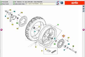 Corona Aprilia RS 50 AP8207076