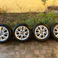 4 Cerchi in lega Opel 4 fori + gomme 195/55/R16