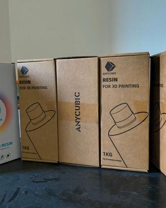 Flaconi di resina per stampante 3d