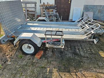 carrello trasporto moto 3 posti