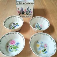 Coppette porcellana bone china decorate