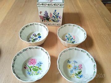 Coppette porcellana bone china decorate