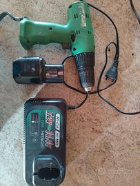Trapano Avvitatore Hitachi + Caricabatterie origin