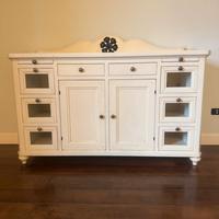 Credenza artigianale castagno massello mt 1,52
