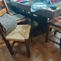 MOBILI E TAVOLO NOCE