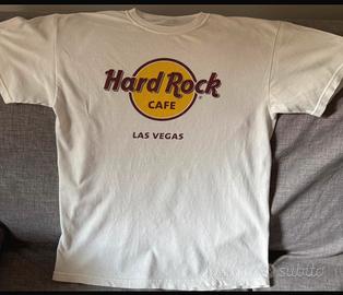 T-shirt Hard Rock Cafe Las Vegas uomo bianca